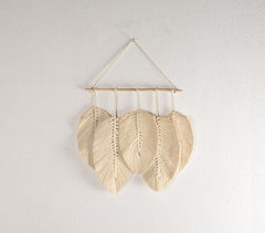 Feathered Macrame Wall hanging