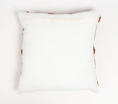 Hand Tufted Brick Pom-Pom Cotton Cushion Cover