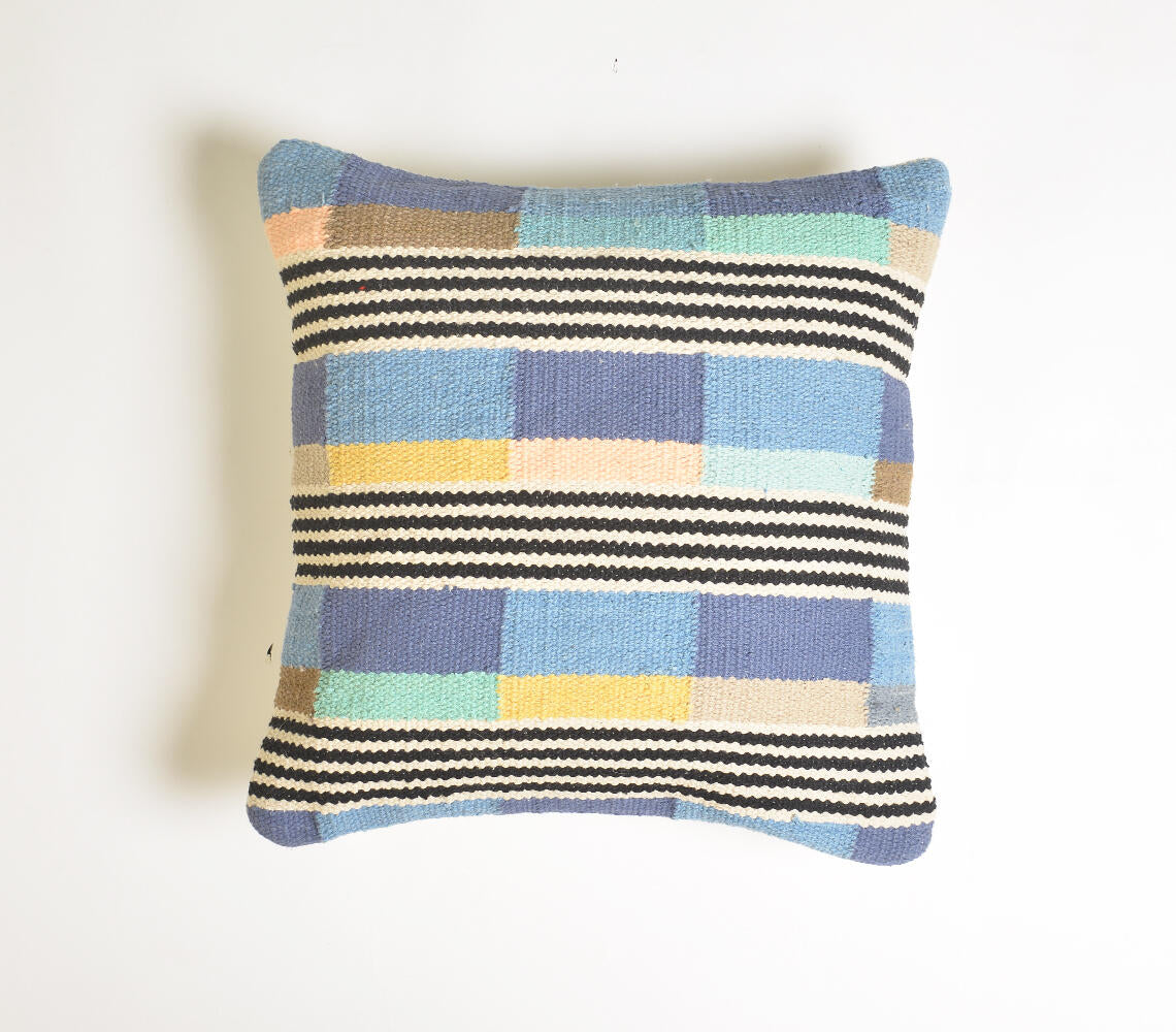 Abstract Block Striped Pillow Cover