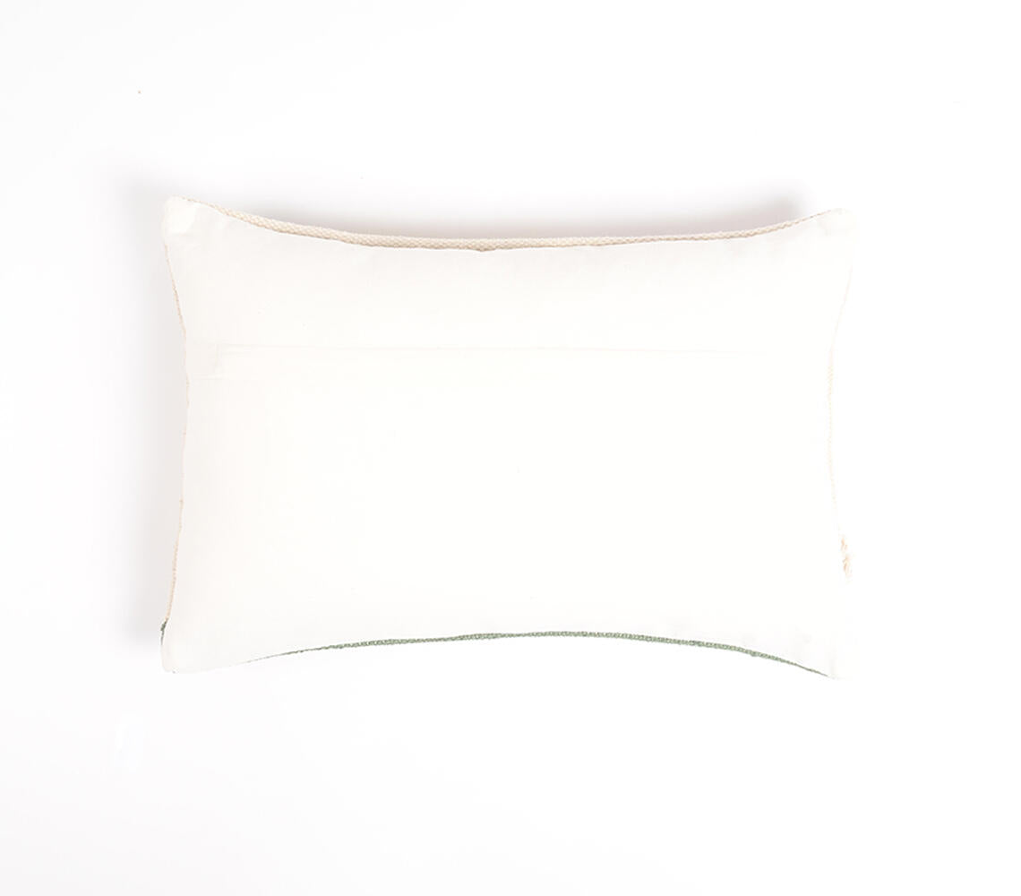 Handwoven Cotton Lumbar Cushion Cover