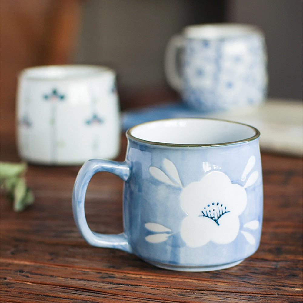 Unique Hand-Painted Ceramic Mugs - Add a Pop of Color to Your Morning Routine
